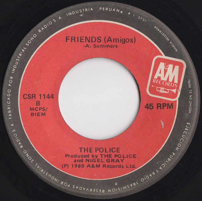 DONT STAND SO CLOSE TO ME CHORDS by The Police